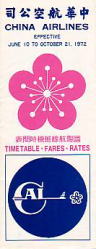 China Airlines 1972/06