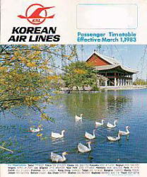 KOREAN AIR LINES 1983/03