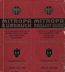 Deutsche Reichsbahn & Mitropa 1931/10